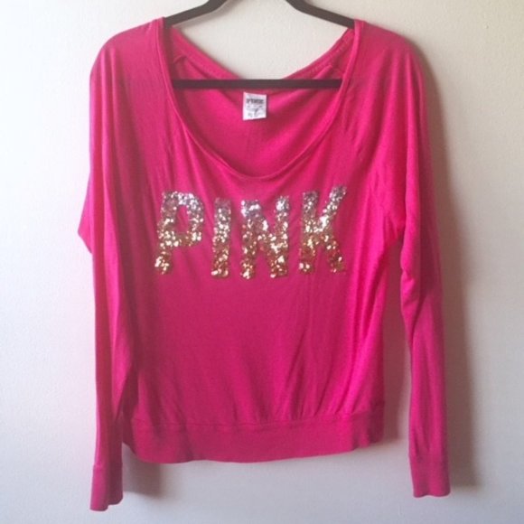 PINK Victoria's Secret Tops - SOLD-PINK Victoria Secret top.
